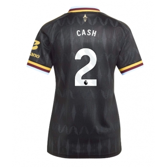Aston Villa Matty Cash #2 Maglia Gara Trasferta Repliche 2026-27 Donna Maniche Corte